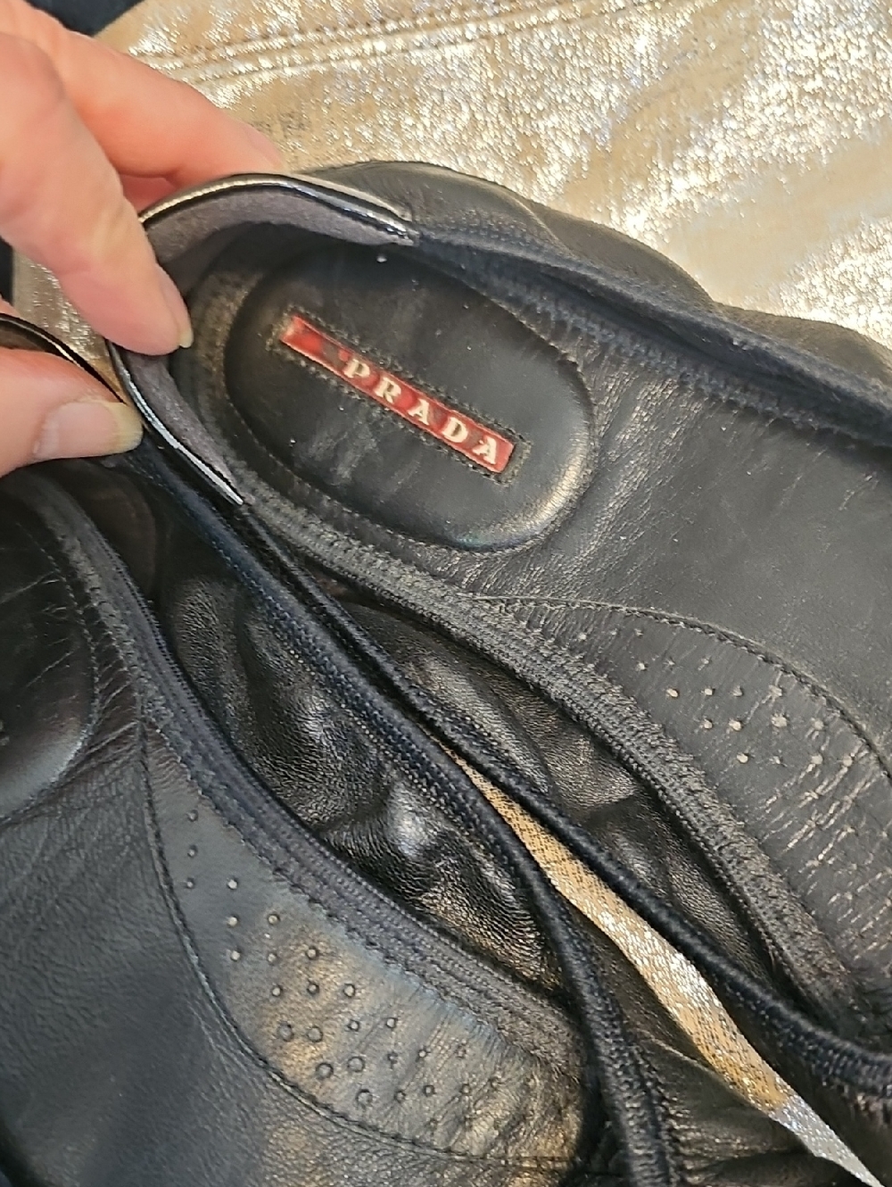 Prada Ballet Ladies cushy Flats Size 40 = 9.5 - Picture 4 of 8